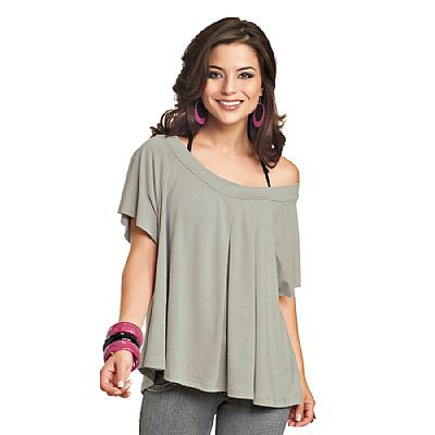 Blusa Mescla em Poliviscose com Elastano - 249301 G R$44,99
